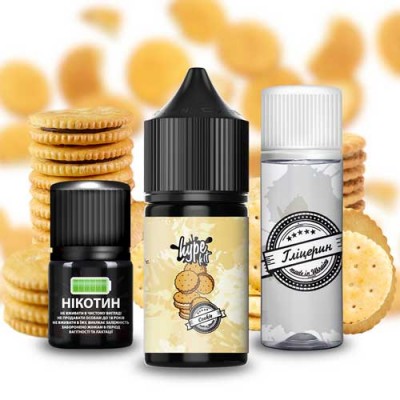 Компоненти Hype KIT Salt - Cookie (30ml / 50mg): Ціна, Характеристики, Фото