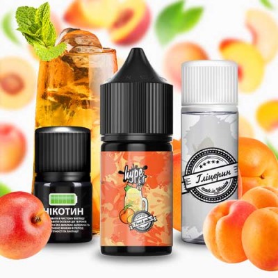 Набір Рідина Hype KIT Salt - Peach Soda (30ml / 50mg):