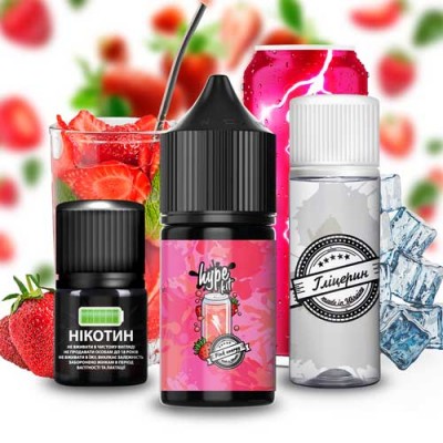 Набір Рідина Hype KIT Salt - Pink Energy (30ml / 50mg):