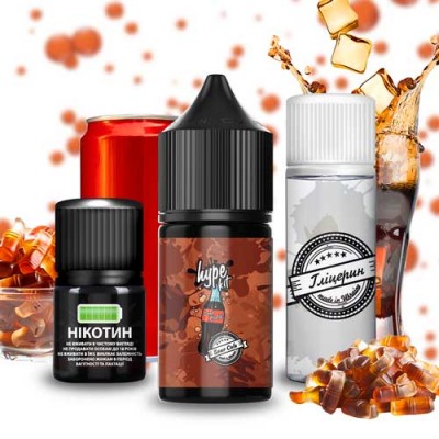 Компоненти Hype KIT Salt - Sour Cola (30ml / 50mg): Ціна, Характеристики, Фото