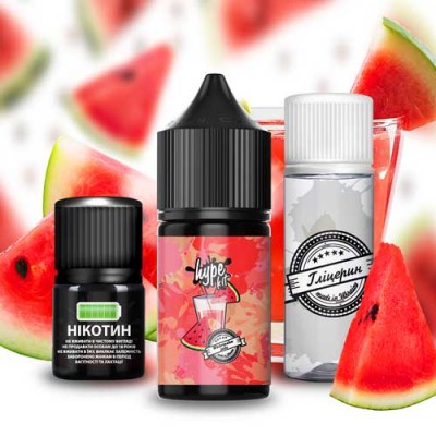 Набір Рідина Hype KIT Salt - Watermelon Soda (30ml / 50mg): Ціна, Характеристики, Фото