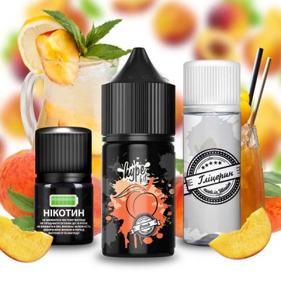 Компоненти Hype Salt - Peach (30ml / 50mg): Ціна, Характеристики, Фото