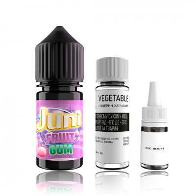 Набор Жидкость Juni salt - Fruite Gum (30ml / 50mg)