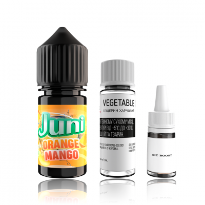 Набор Жидкость Juni salt - Orange Mango (30ml / 50mg): Цена, Характеристики, Фото