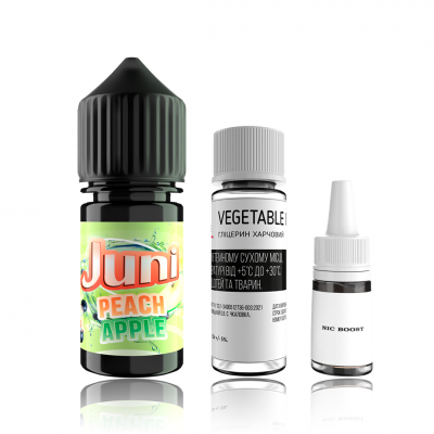 Компоненты Juni salt - Peach Apple (30ml / 50mg): Цена, Характеристики, Фото