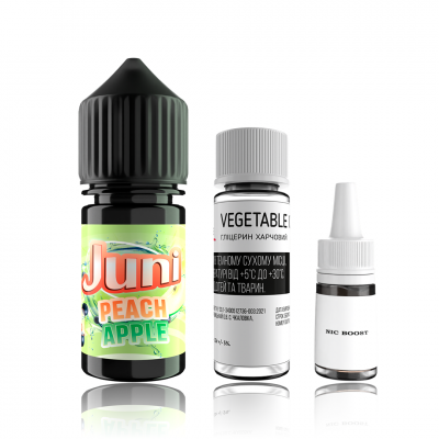 Набір Рідина Juni salt - Peach Apple (30ml / 50mg)