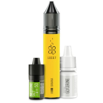 Набір Рідина Lucky salt - Banana (30ml / 50mg): Ціна, Характеристики, Фото