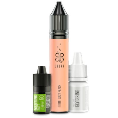 Компоненты Lucky salt - Juicy Peach (30ml / 50mg): Цена, Характеристики, Фото