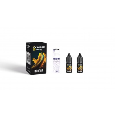 Набір Рідина OCTOBAR Strong - Banana (10ml / 50mg)