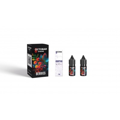 Набір Рідина OCTOBAR Strong - Berries (10ml / 50mg): Ціна, Характеристики, Фото