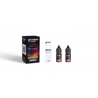 Компоненты OCTOBAR Strong - Blackberry Crumble (10ml / 50mg):