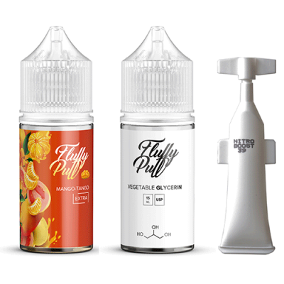 Набор Жидкость Fluffy puff extra salt - Mango Tango (30ml / 50mg):