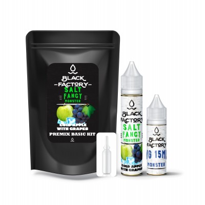 Набір Рідина Salt Fancy Monster - Cold Apple with Grape (30ml / 50mg):