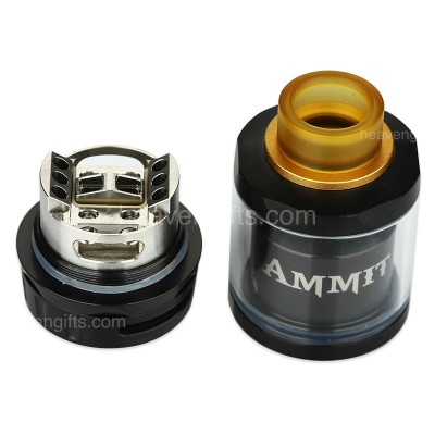 Атомайзер GeekVape Ammit RTA Dual coil 25mm - Black: Фото № 1