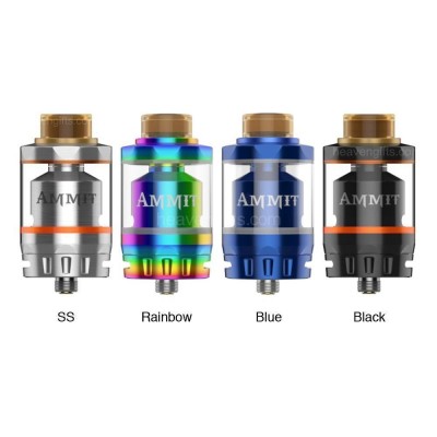 Атомайзер GeekVape Ammit RTA Dual coil 25mm - Black: Ціна, Характеристики, Фото