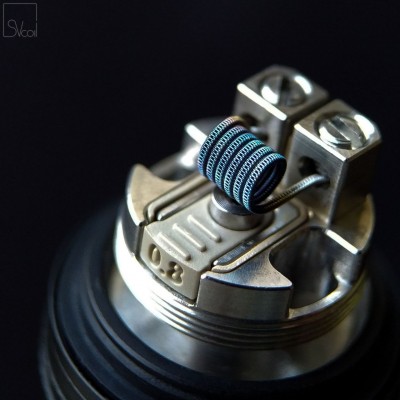 Готовая спираль SVcoil MTL Staggered - 2x0.25ni/0.08ni/0.6 ohm: Цена, Характеристики, Фото