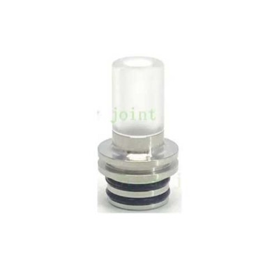 Дрип тип DRIP TIP 510 MTL SS Acrylic Straw 20mm - White: