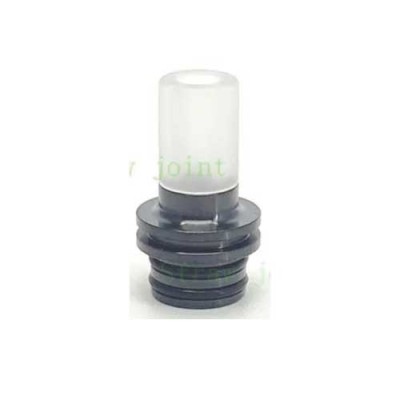 Дріп тіп DRIP TIP 510 MTL Black Acrylic Straw 20mm - White: