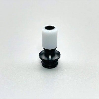 Дріп тіп DRIP TIP 510 MTL Little Tube 20mm - Black White: Ціна, Характеристики, Фото