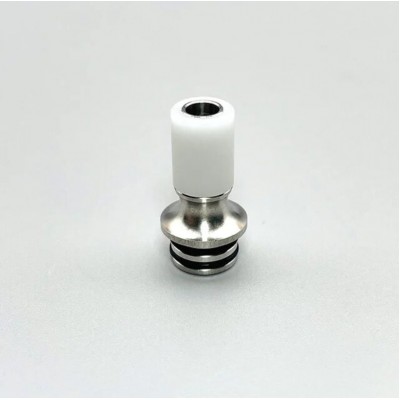 Дріп тіп DRIP TIP 510 MTL Little Tube 20mm - SS White: