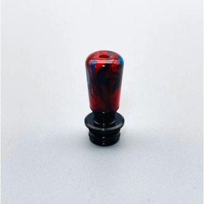 Дрип тип DRIP TIP 510 MTL Black Eboxy 20mm - Red: