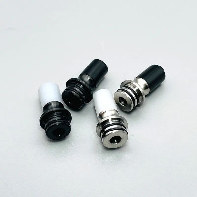 Дріп тіп DRIP TIP 510 MTL Little Tube 20mm - Black White: Фото № 1