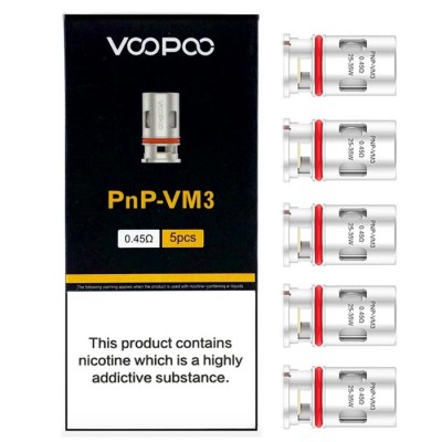 Випарник Voopoo PnP Coil - 0.45 Ohm VM3: Ціна, Характеристики, Фото