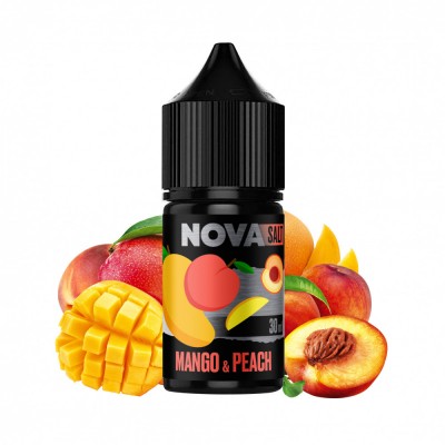 Компоненты Nova salt - Mango Peach (30ml / 50mg): Цена, Характеристики, Фото