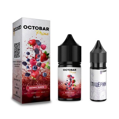 Компоненты Octobar Prime - Berry Juice (30ml / 50mg): Цена, Характеристики, Фото