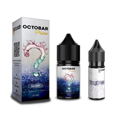 Компоненты Octobar Prime - Secret (30ml / 50mg): Цена, Характеристики, Фото