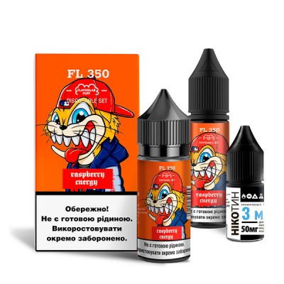 Набор Жидкость Flavorlab FL350 salt - Raspberry energy (30ml / 50mg):