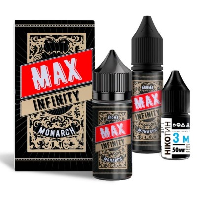 Набір Рідина Infinity MAX salt - Monarch (30ml / 50mg): Ціна, Характеристики, Фото