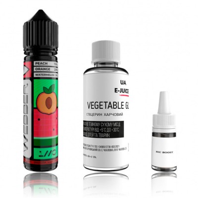 Компоненти Webber - Orange Peach (60ml / 3mg): Ціна, Характеристики, Фото