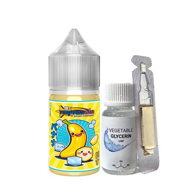 Компоненты Yum-Yum Star salt - Банан с холодом (30ml / 50mg)