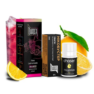 Набір Рідина Chaser Black Balance - Pink Lemonade (30ml / 50mg): Ціна, Характеристики, Фото