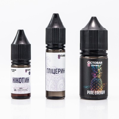 Компоненты OCTOBAR Strong - Pine Energy (30ml / 50mg):
