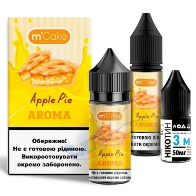 Компоненти mCake salt - Apple Pie (30ml / 50mg): Ціна, Характеристики, Фото