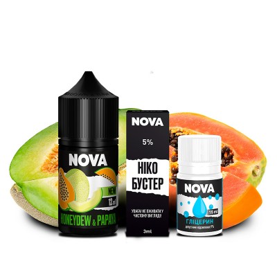 Набор Жидкость Nova salt - Honeydew Papaya (30ml / 50mg): Цена, Характеристики, Фото