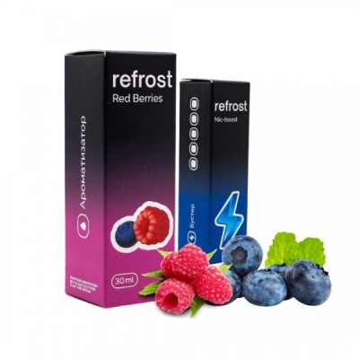 Набір Рідина Refrost salt - Червоні ягоди (30ml / 50mg): Ціна, Характеристики, Фото