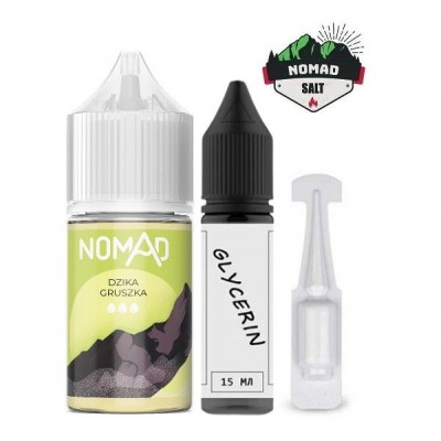 Компоненты Nomad salt - Dzika Gruszka (30ml / 50mg): Цена, Характеристики, Фото