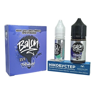 Компоненты Balon salt - Throw-up (30ml / 50mg): Цена, Характеристики, Фото