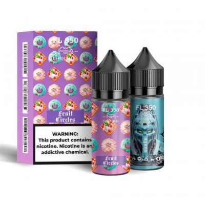 Набор Жидкость Flavorlab Dessert FL350 salt - Fruit Circles (30ml / 50mg):