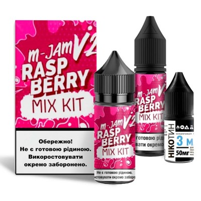 Компоненты m-Jam v2 salt - Raspberry (30ml / 50mg): Цена, Характеристики, Фото