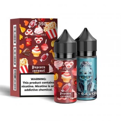 Набор Жидкость Flavorlab Dessert FL350 salt - Popcorn Caramel (30ml / 50mg)