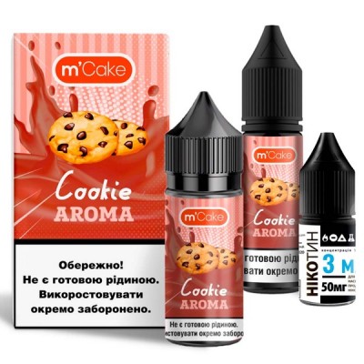 Компоненти mCake salt - Cookie (30ml / 50mg): Ціна, Характеристики, Фото