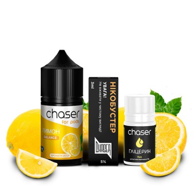 Набор Жидкость Chaser for Pods BALANCE - Лимон (30ml / 50mg)