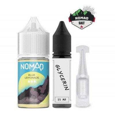 Компоненты Nomad salt - Blue Lemonade (30ml / 50mg): Цена, Характеристики, Фото