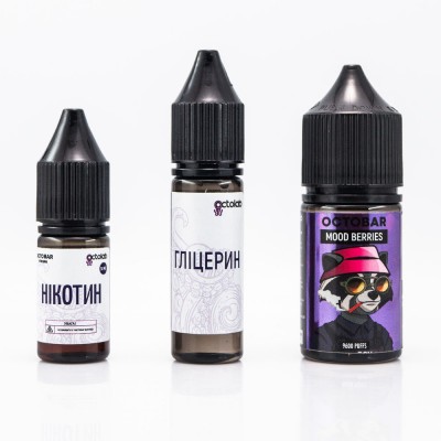 Компоненти Octobar salt - Mood Berries (30ml / 50mg)