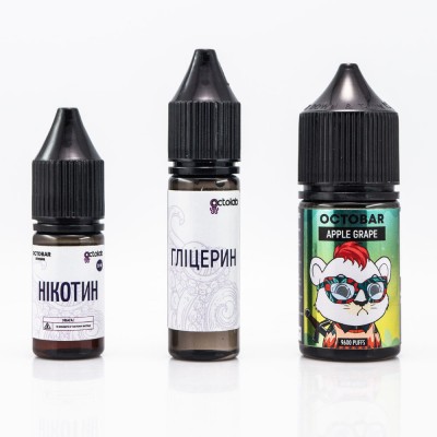 Набор Жидкость Octobar salt - Apple Grape (30ml / 50mg)