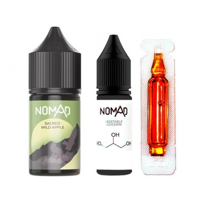 Набор Жидкость Nomad salt - Sacred Wild Apple (30ml / 50mg): Цена, Характеристики, Фото